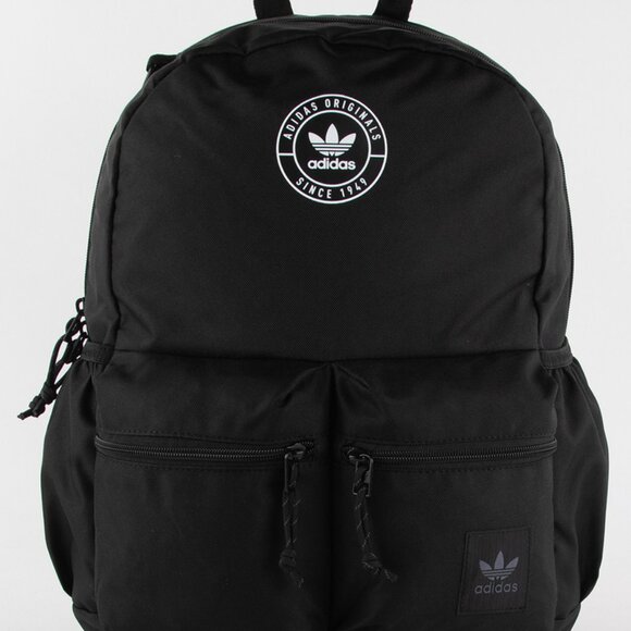 Adidas Trefoil 3.0 Unisex Black Gym/Work/Everyday Gorgeous Backpack- NWT - Picture 1 of 5